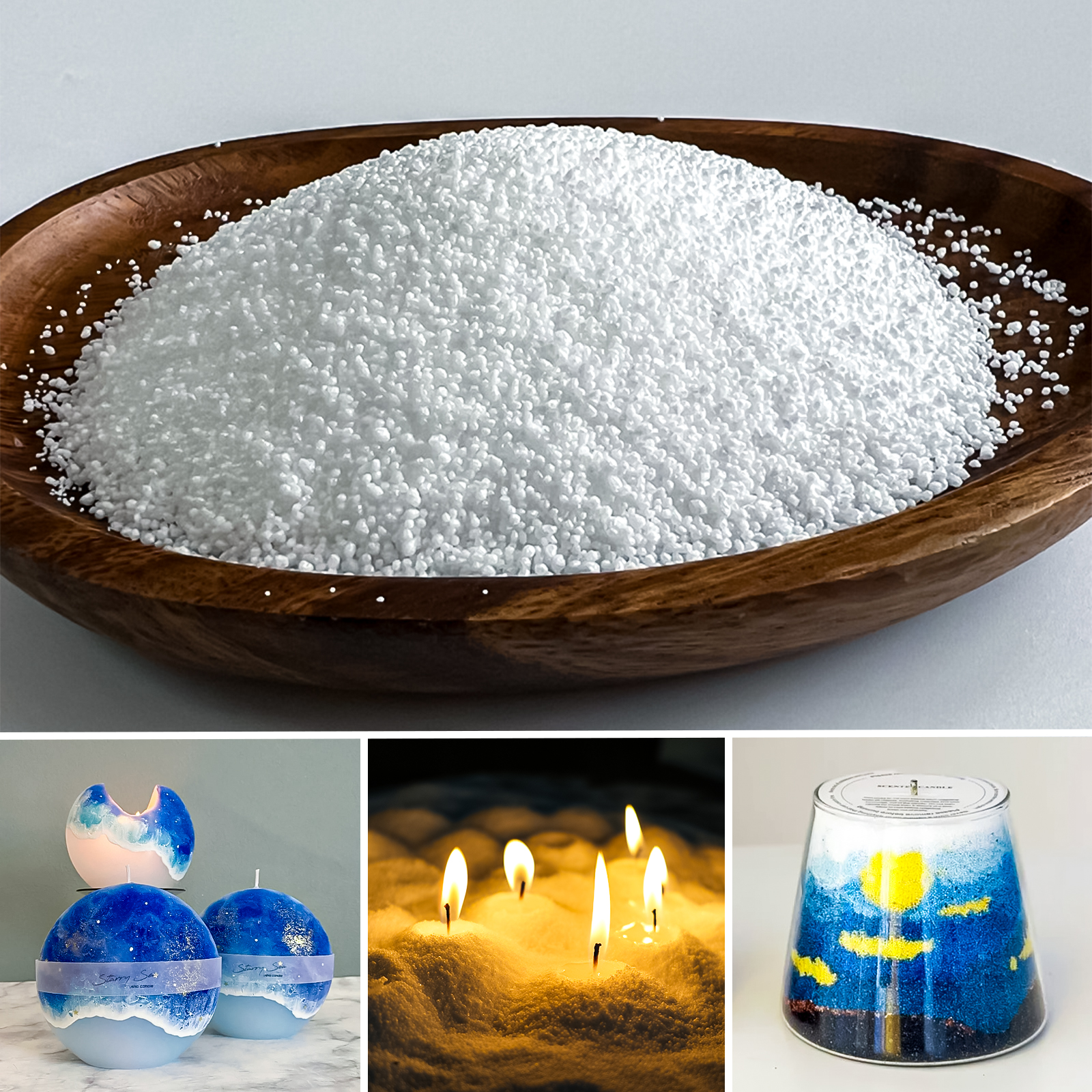 Candle Making Wax - 500g-1kg Sand Wax Ice Flower Wax