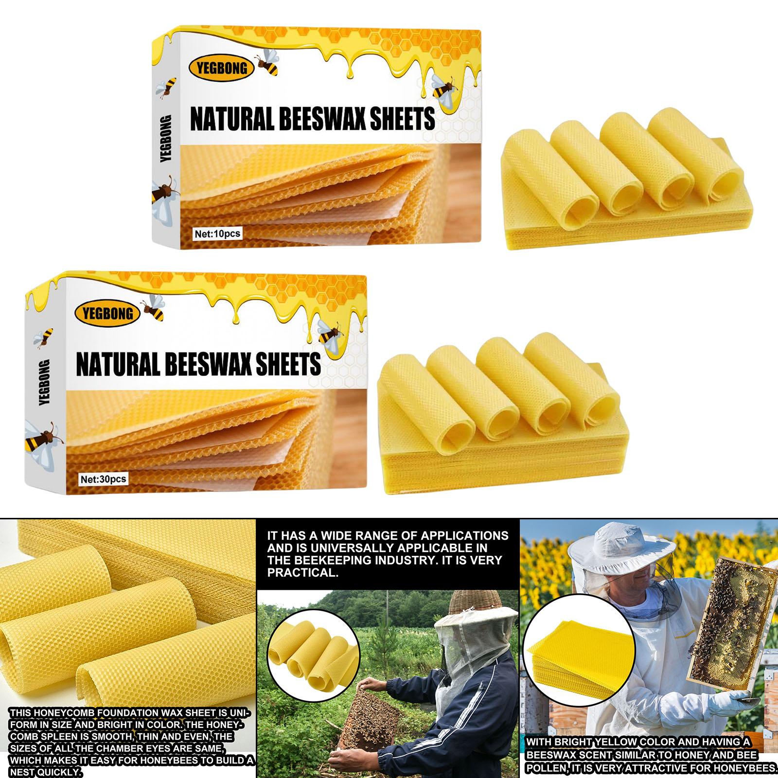 Candle Making Wax - Beeswax Honeycomb Sheets for Beekeepers Natural