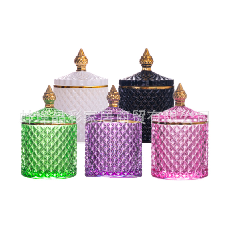 Stained Glass Storage Jar with - Candle Making Glass recensie en prijs