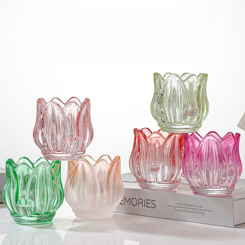Glass Tulip Candle Cup, Atmosp - Candle Making Glass recensie en prijs