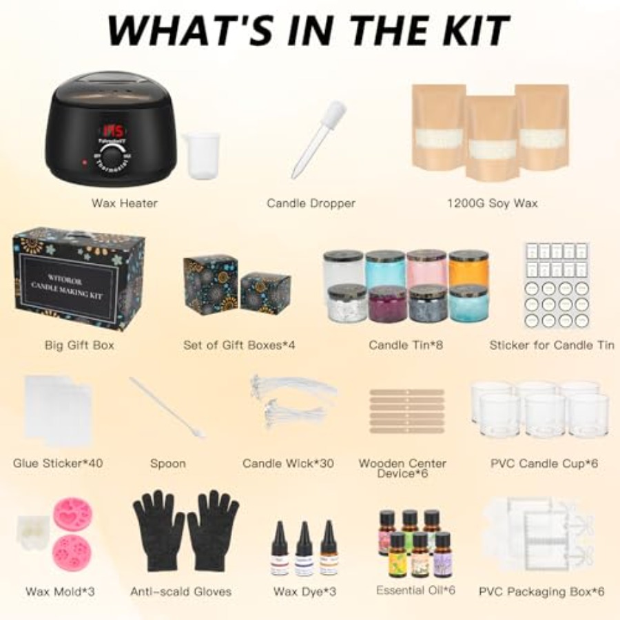 Candle Making Kit, Scented Can - Candle Making Kit For Adults recensie en prijs
