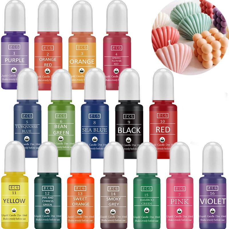 10ml/Bottle Candle Wax Pigment - Soy Wax Pillar Blend recensie en prijs