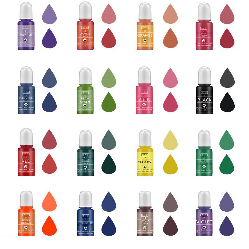 10ml/Bottle Candle Wax Pigment - Soy Wax Pillar Blend recensie en prijs