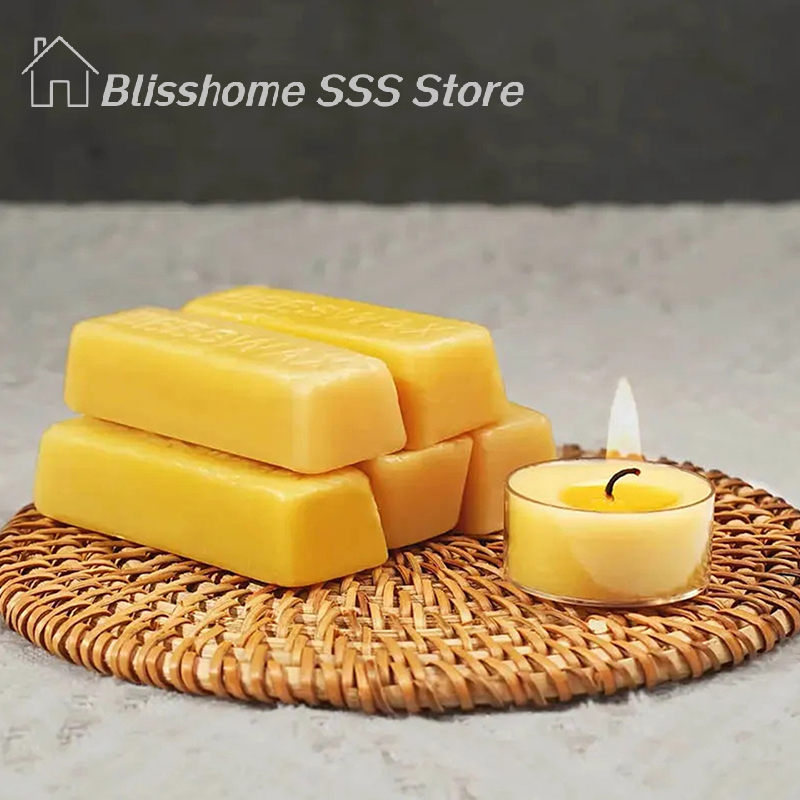 【S】4/8Pcs Pure Beeswax Blocks, - Candle Making Reno recensie en prijs