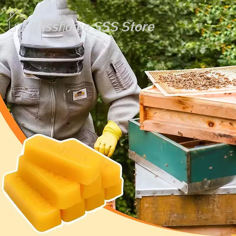【S】4/8Pcs Pure Beeswax Blocks, - Candle Making Reno recensie en prijs