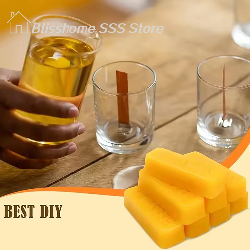 【S】4/8Pcs Pure Beeswax Blocks, - Candle Making Reno recensie en prijs