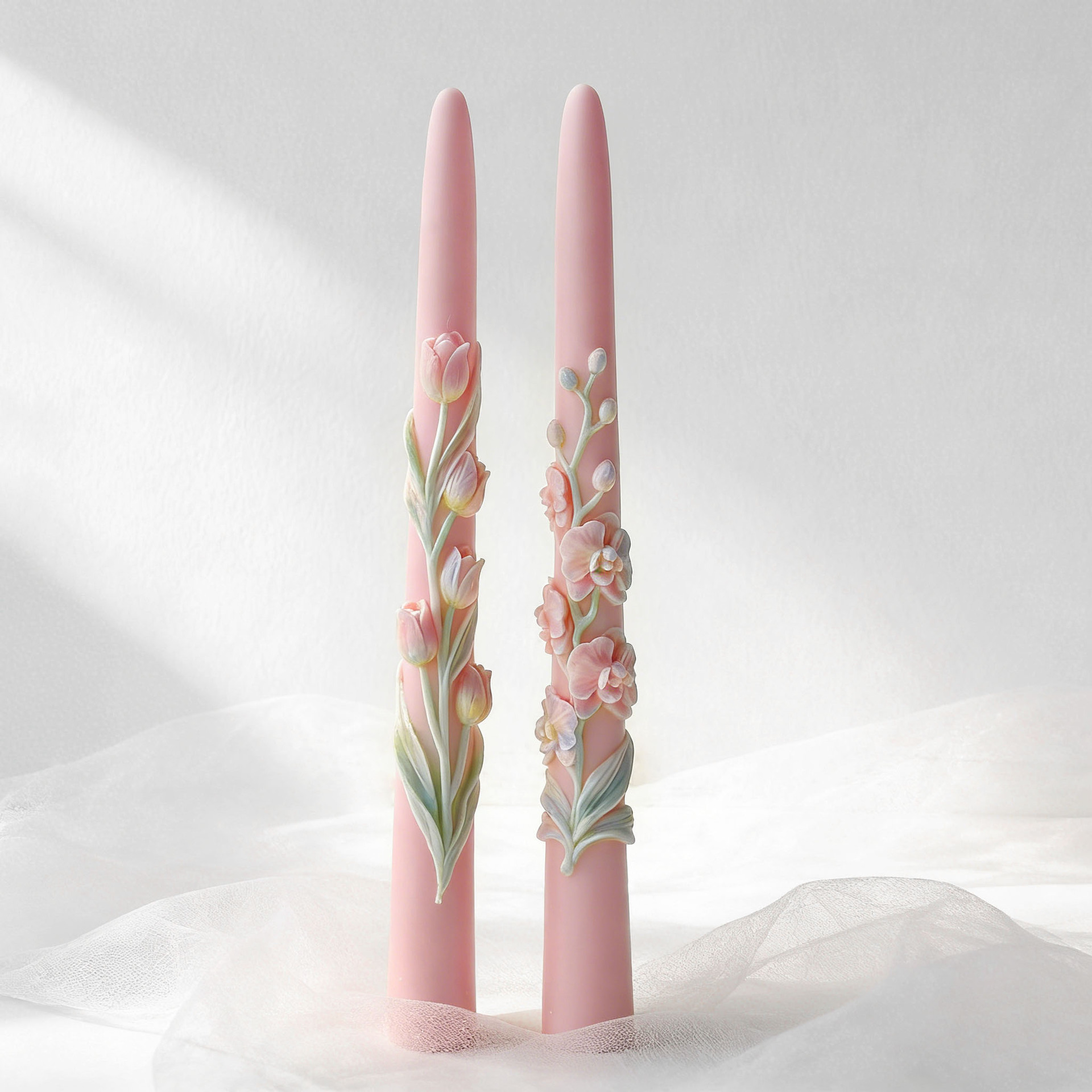 Long Pole Flower Taper Candle  - Candle Making Reno recensie en prijs