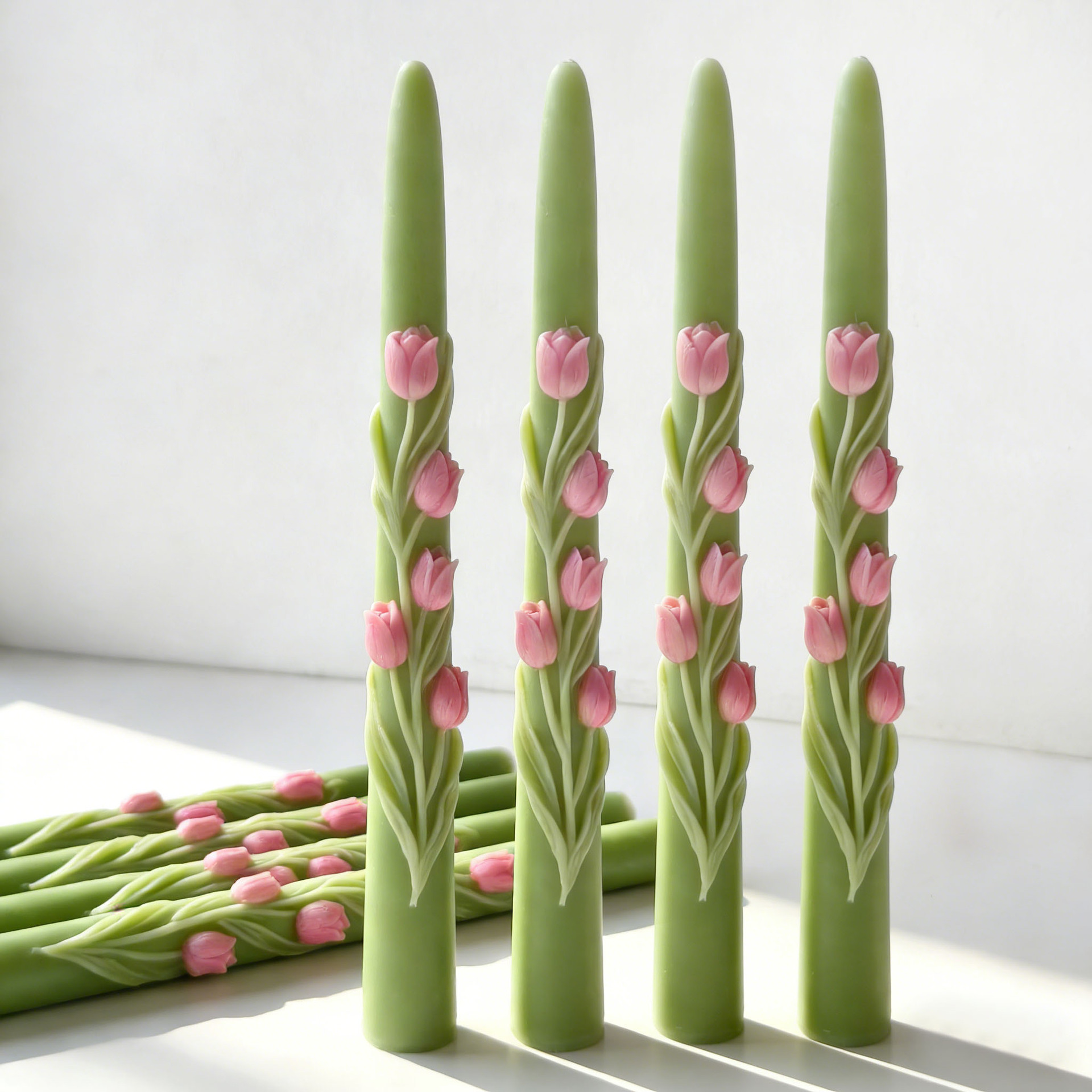 Long Pole Flower Taper Candle  - Candle Making Reno recensie en prijs