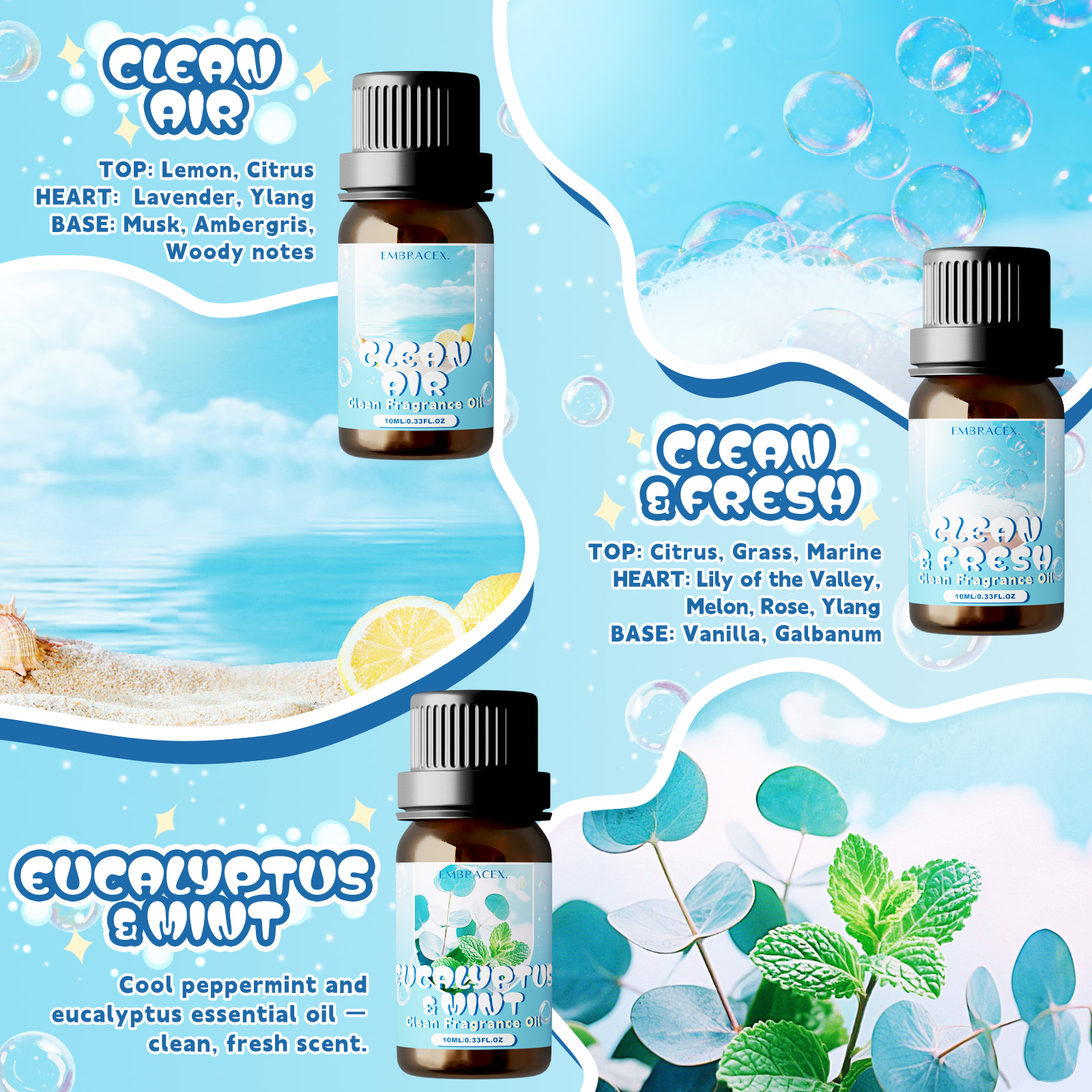10ml Clean Air Essential Oil L - Candle Making Ingredients recensie en prijs