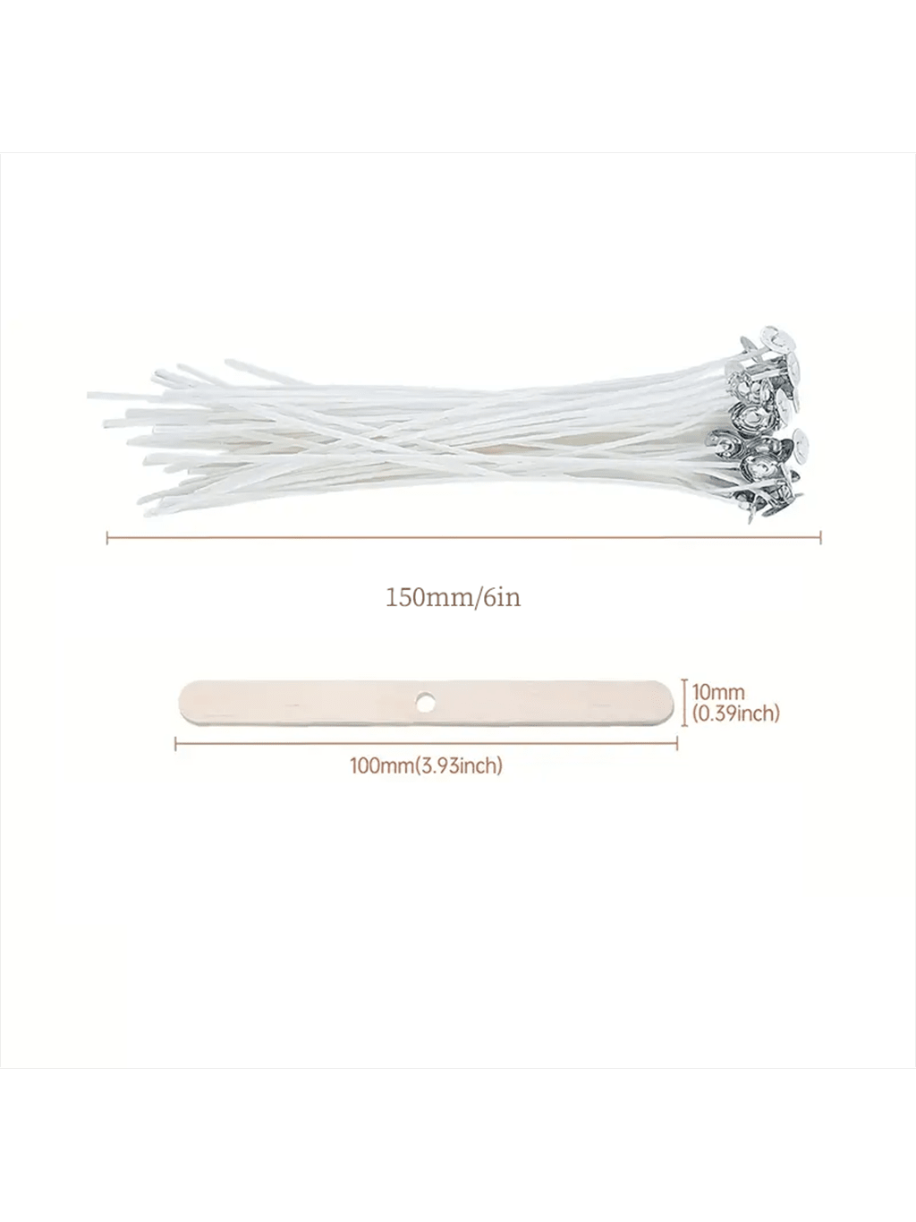 100Pcs Cotton Candle Wick 15cm - Candle Making Kit For Adults recensie en prijs
