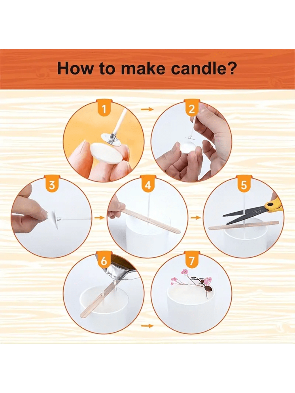 100Pcs Cotton Candle Wick 15cm - Candle Making Kit For Adults recensie en prijs