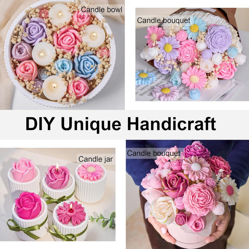 4Flower Candle Mold Set，Used f - Candle Making Reno recensie en prijs