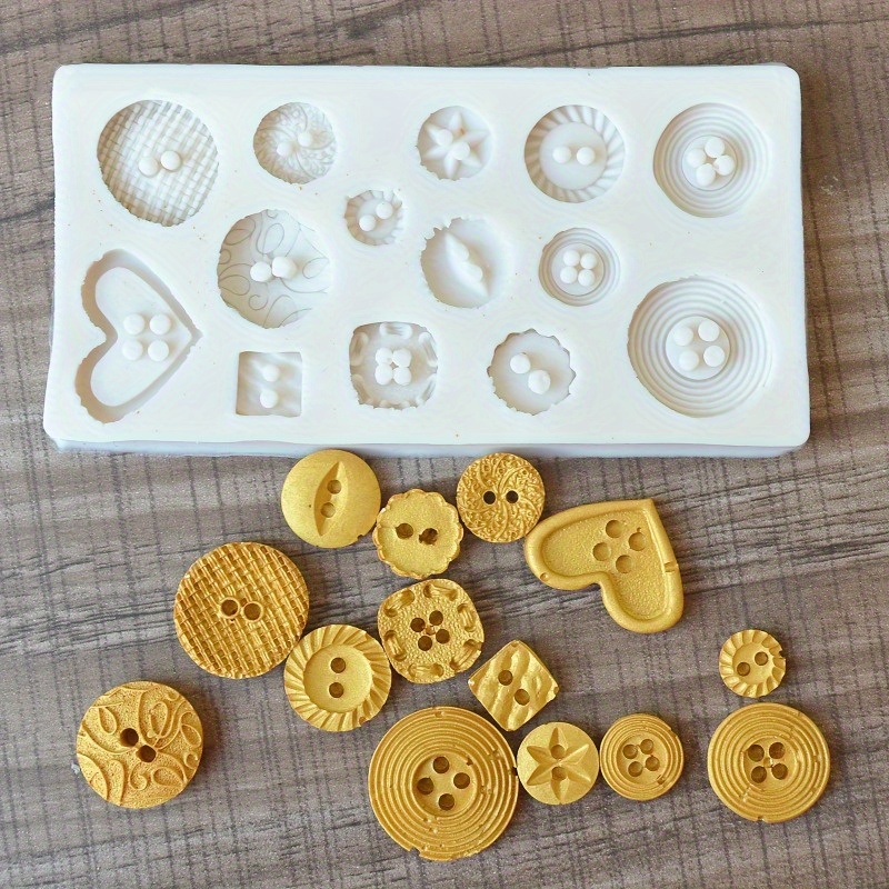 Buttons Shape Silicone Mold Si - Candle Making Ideas recensie en prijs