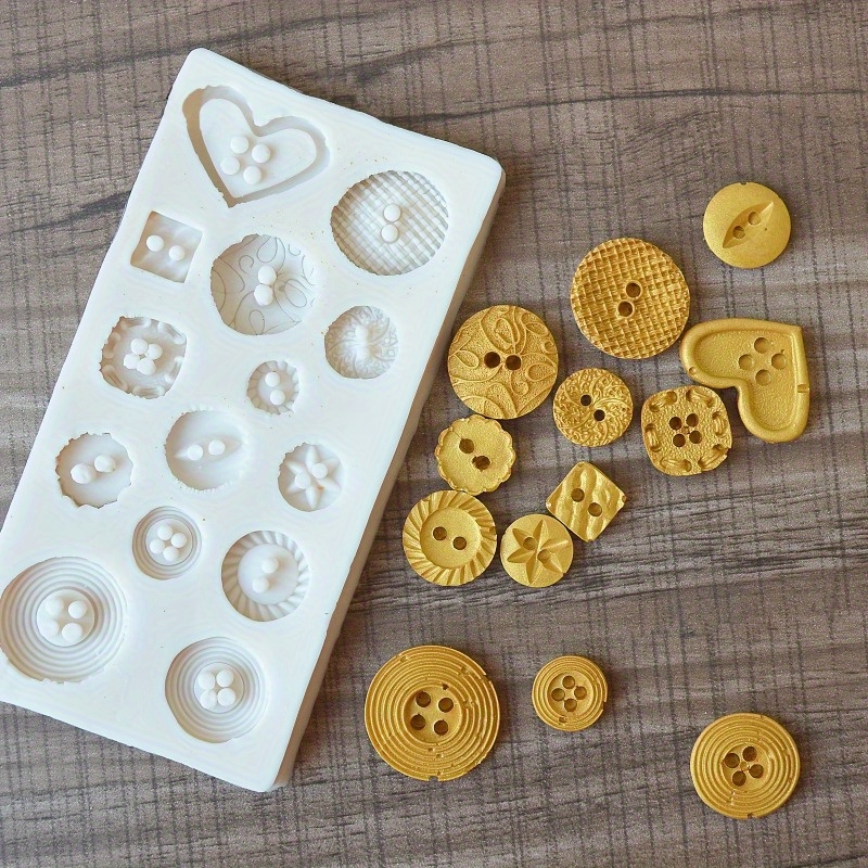 Buttons Shape Silicone Mold Si - Candle Making Ideas recensie en prijs