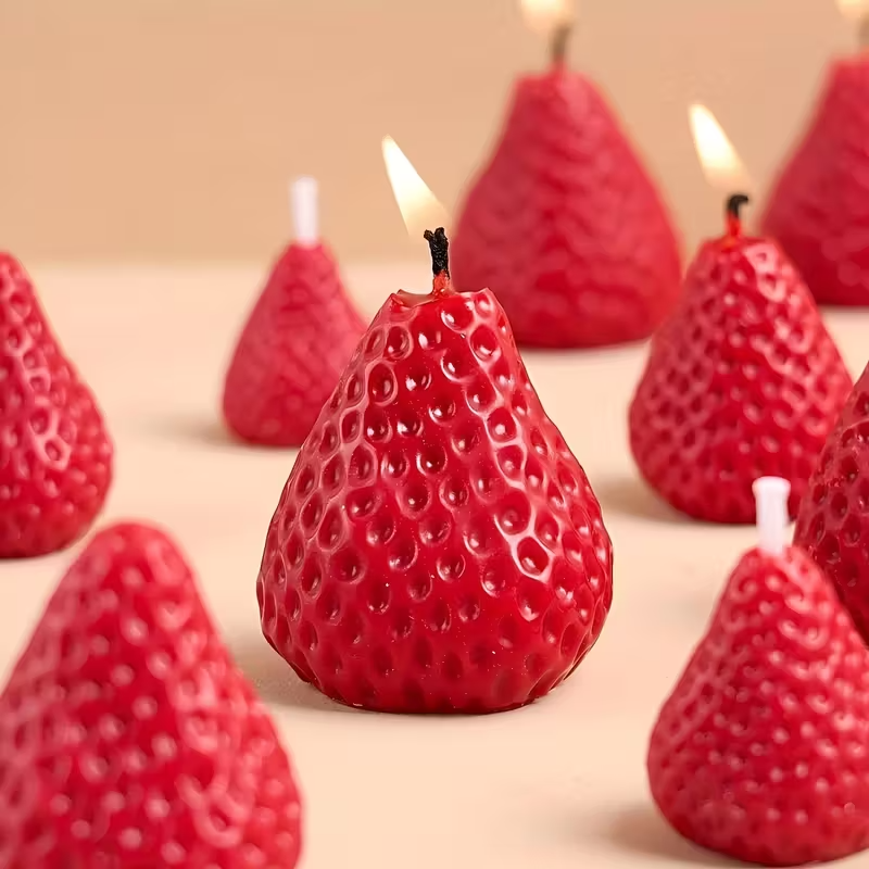 Strawberry Silicone Candle Mol - Candle Making Ideas recensie en prijs