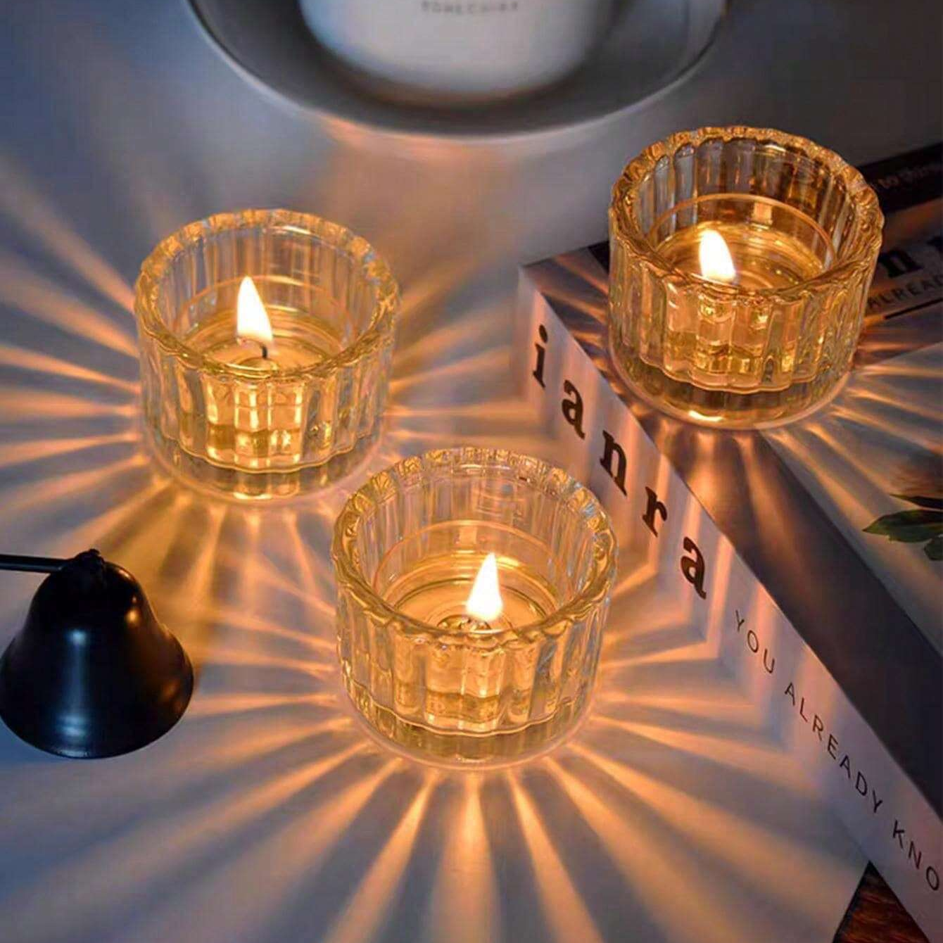 2Pcs Glass Tealight Candle Hol - Candle Making Glass recensie en prijs