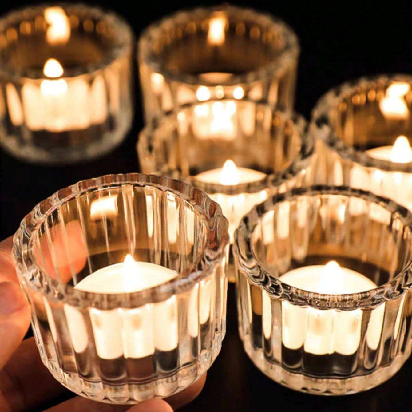 2Pcs Glass Tealight Candle Hol - Candle Making Glass recensie en prijs