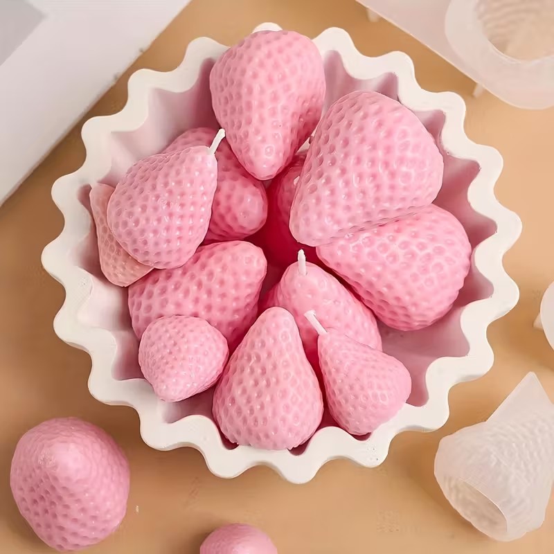 Strawberry Silicone Candle Mol - Candle Making Ideas recensie en prijs