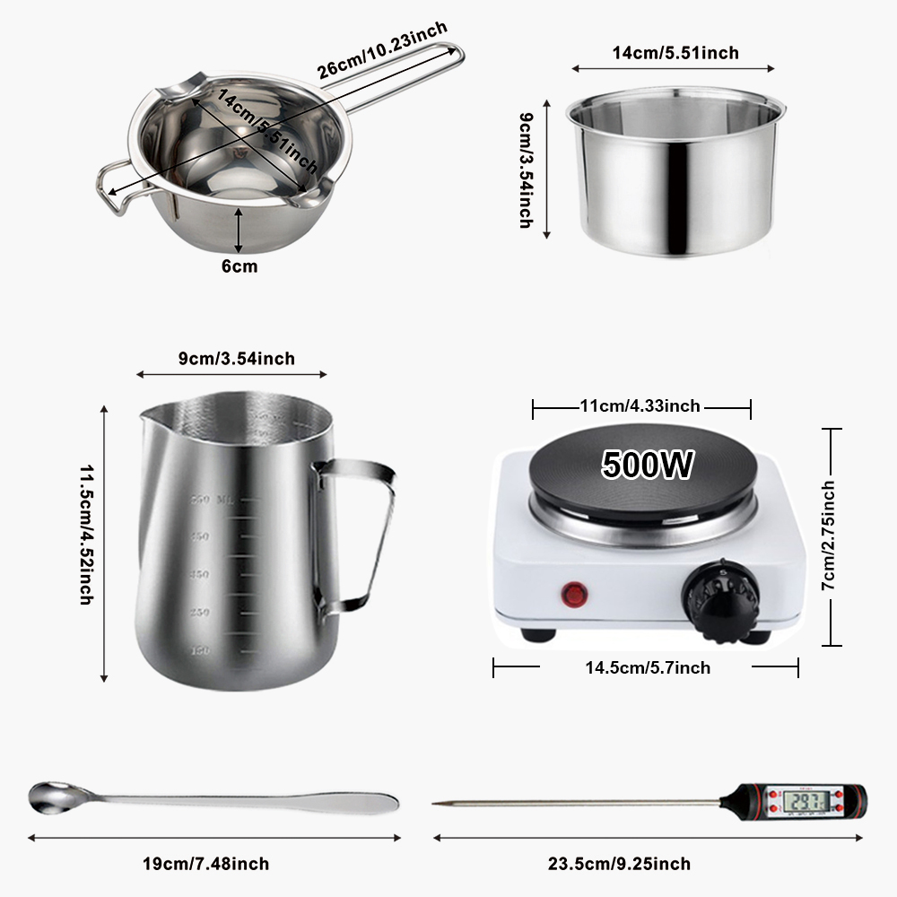 DIY Candle Craft Tools Kit wit - Candle Making Reno recensie en prijs