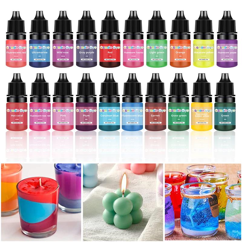 5ml/Bottle Candle Dye Pigments - Soy Wax Pillar Blend recensie en prijs