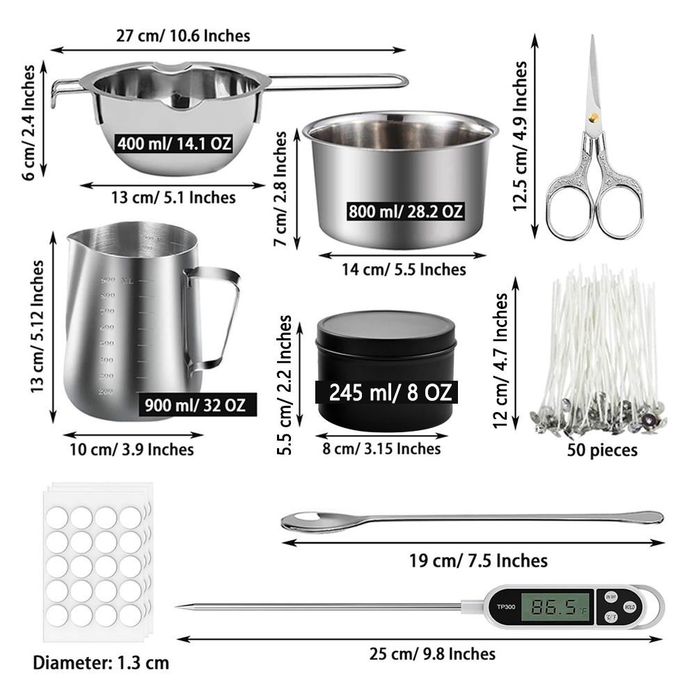 Glintmos DIY Candle Making Kit - Candle Making Wax recensie en prijs