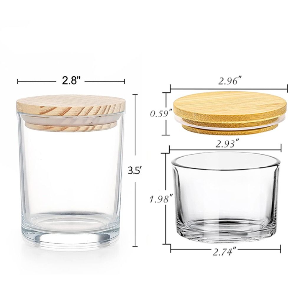 Clear Glass Candle Jars Small  - Candle Making Glass recensie en prijs