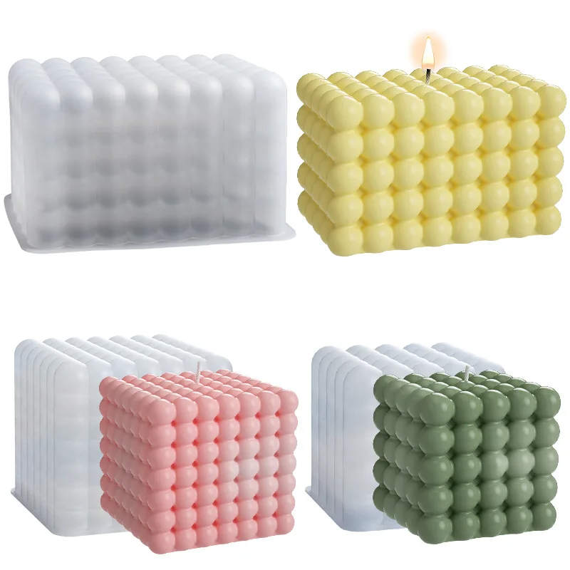Large Bubble Cube Candles Sili - Candle Making Wax recensie en prijs