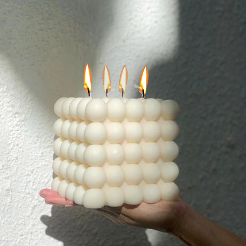 Large Bubble Cube Candles Sili - Candle Making Wax recensie en prijs