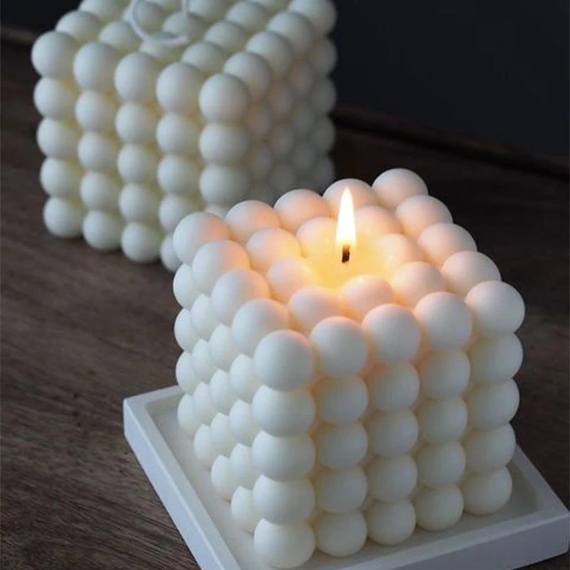 Large Bubble Cube Candles Sili - Candle Making Wax recensie en prijs