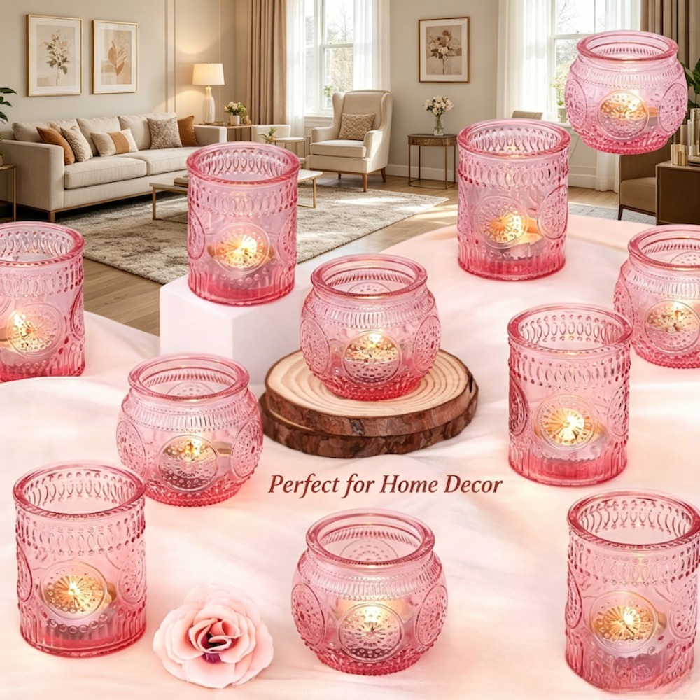 Vintage Embossed Glass Tealigh - Candle Making Glass recensie en prijs