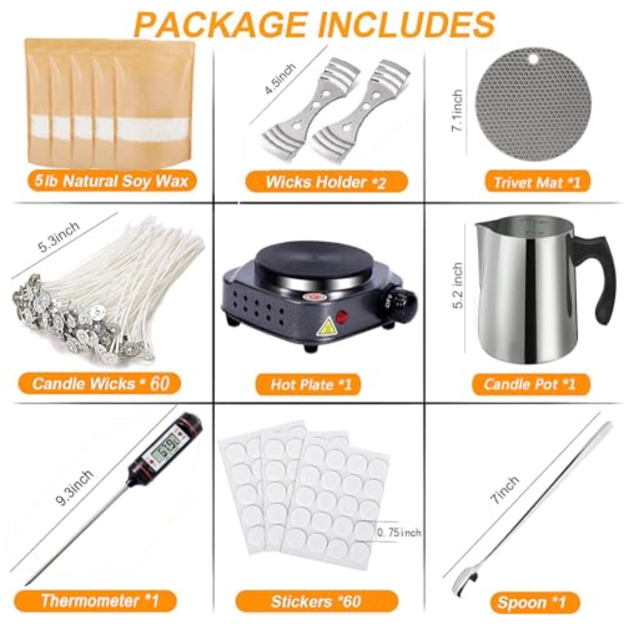 Candle Making Kit with for Adu - Candle Making Wax recensie en prijs
