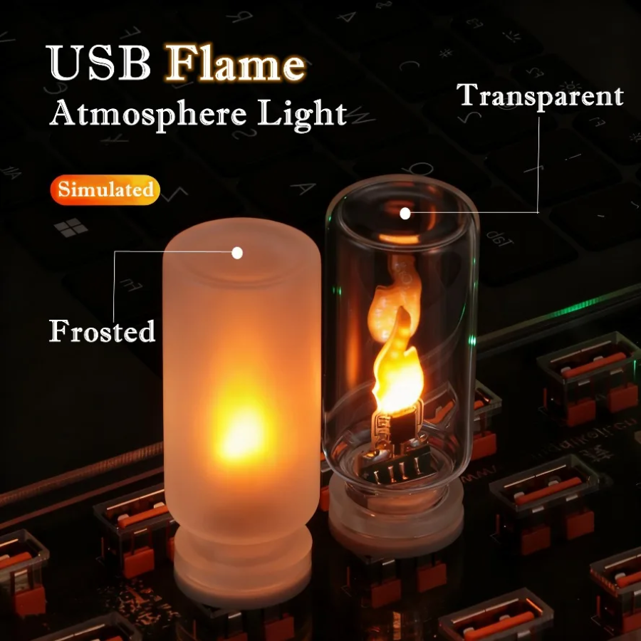 USB Flame Flickering LED Frost - Candle Making Glass recensie en prijs