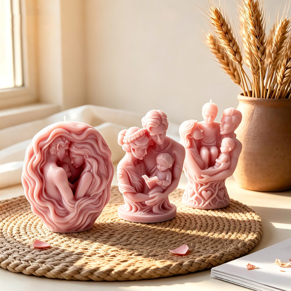 3D family hug silicone candle  - Candle Making Reno recensie en prijs