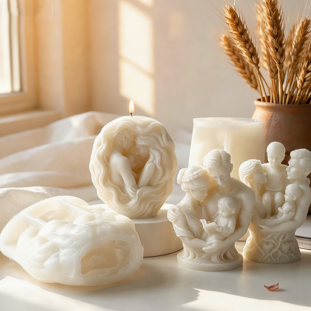 3D family hug silicone candle  - Candle Making Reno recensie en prijs