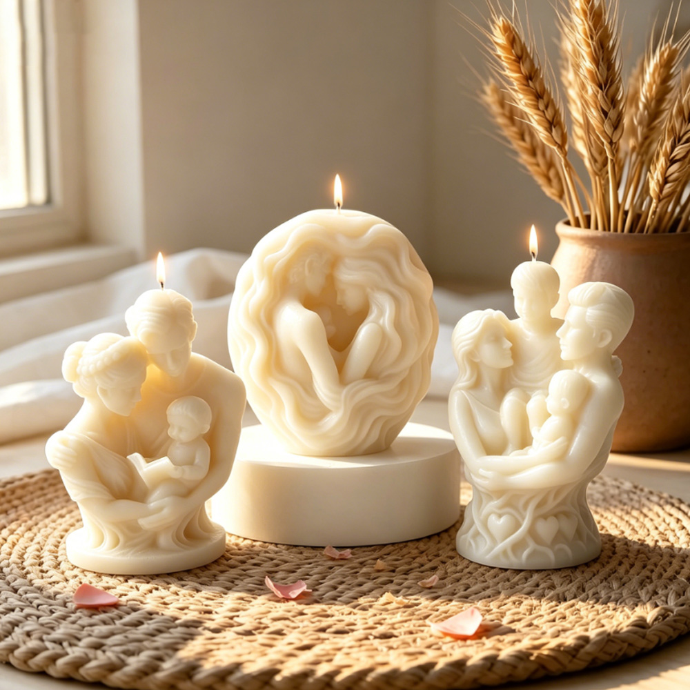 3D family hug silicone candle  - Candle Making Reno recensie en prijs