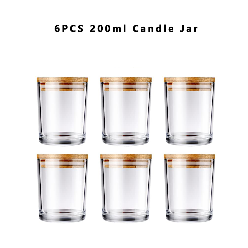 6 Pack Candle Jars with Lids E - Candle Making Glass recensie en prijs