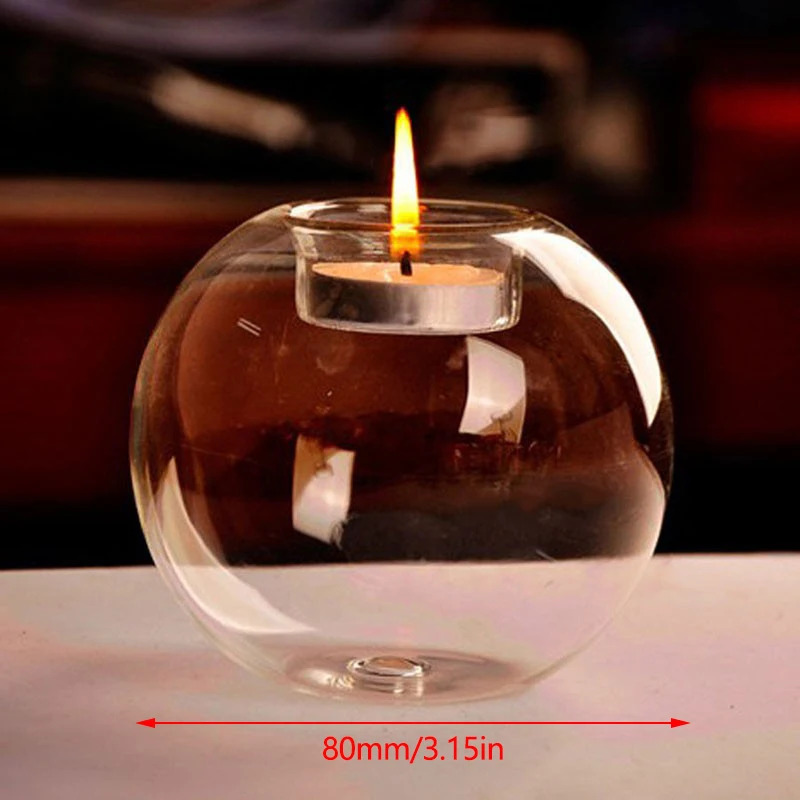 Elegant Round Glass Candle Hol - Candle Making Glass recensie en prijs