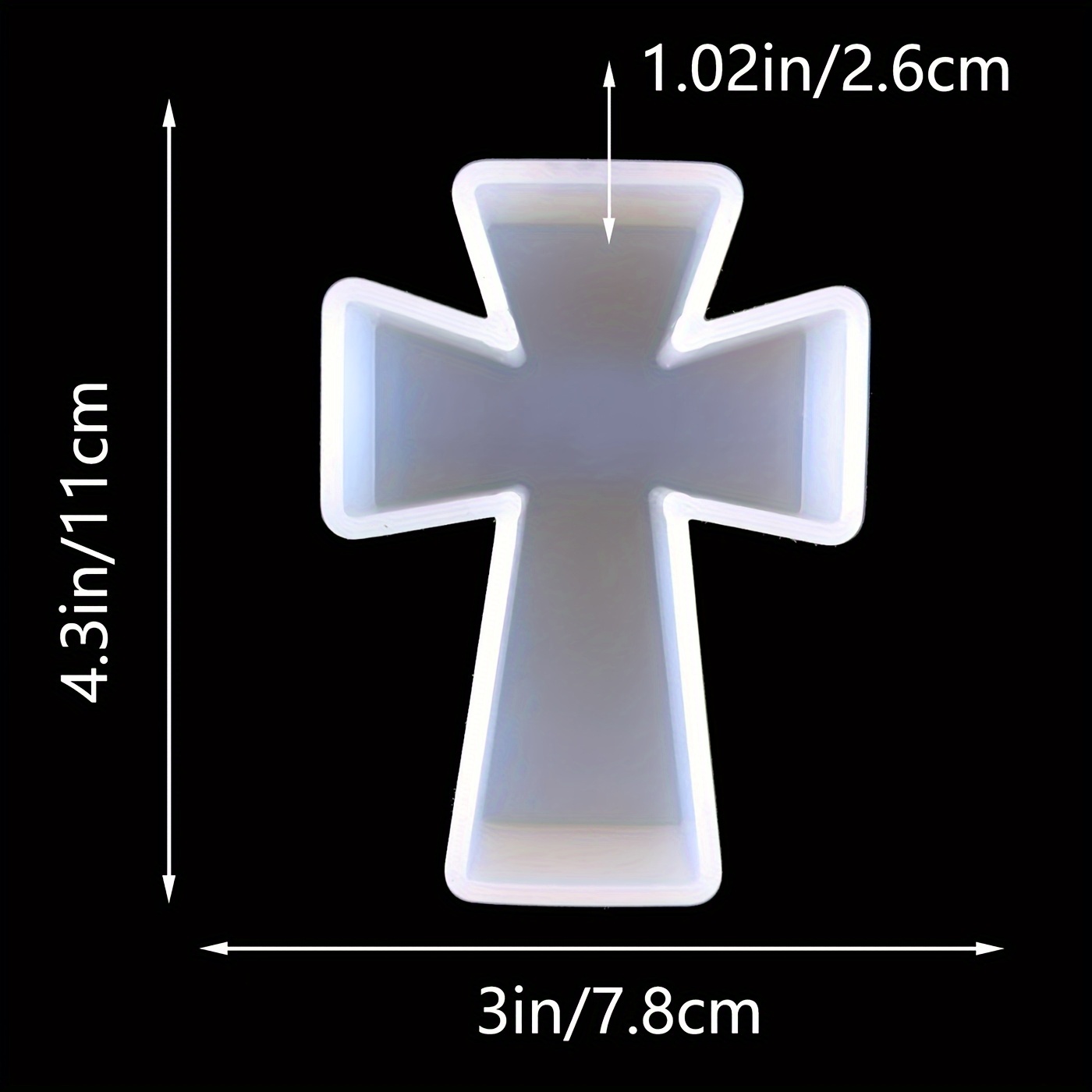 Silicone Mold Blessing Cross D - Candle Making Uk recensie en prijs