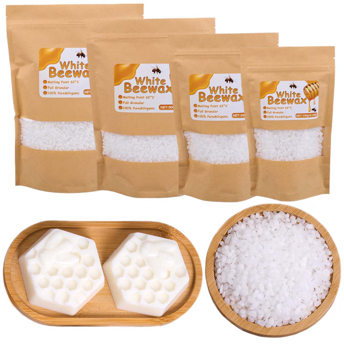 White Beeswax Pure Natural Gra - Candle Making Wax recensie en prijs