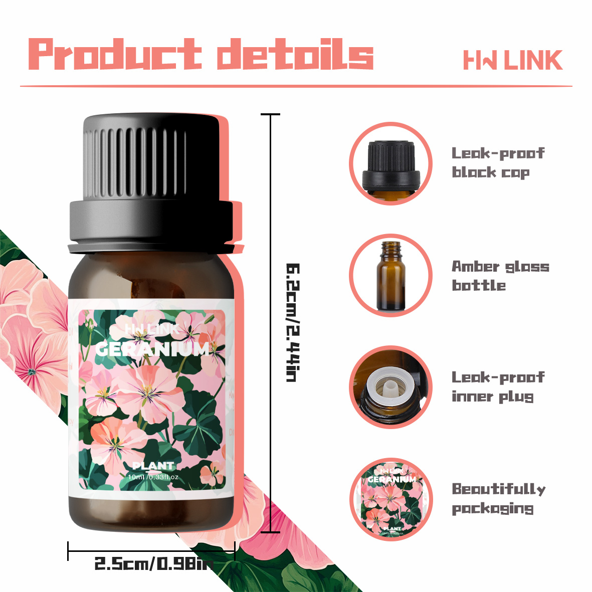Geranium Essential Oil 10ml 10 - Candle Making Ingredients recensie en prijs