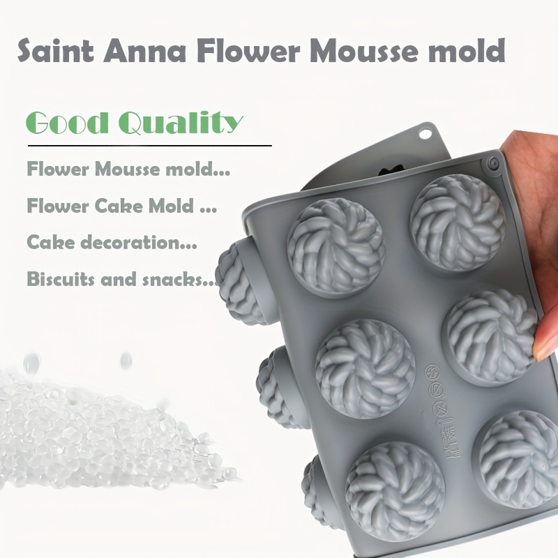 1Pc Cake Mold Santa Ana Floral - Candle Making Uk recensie en prijs