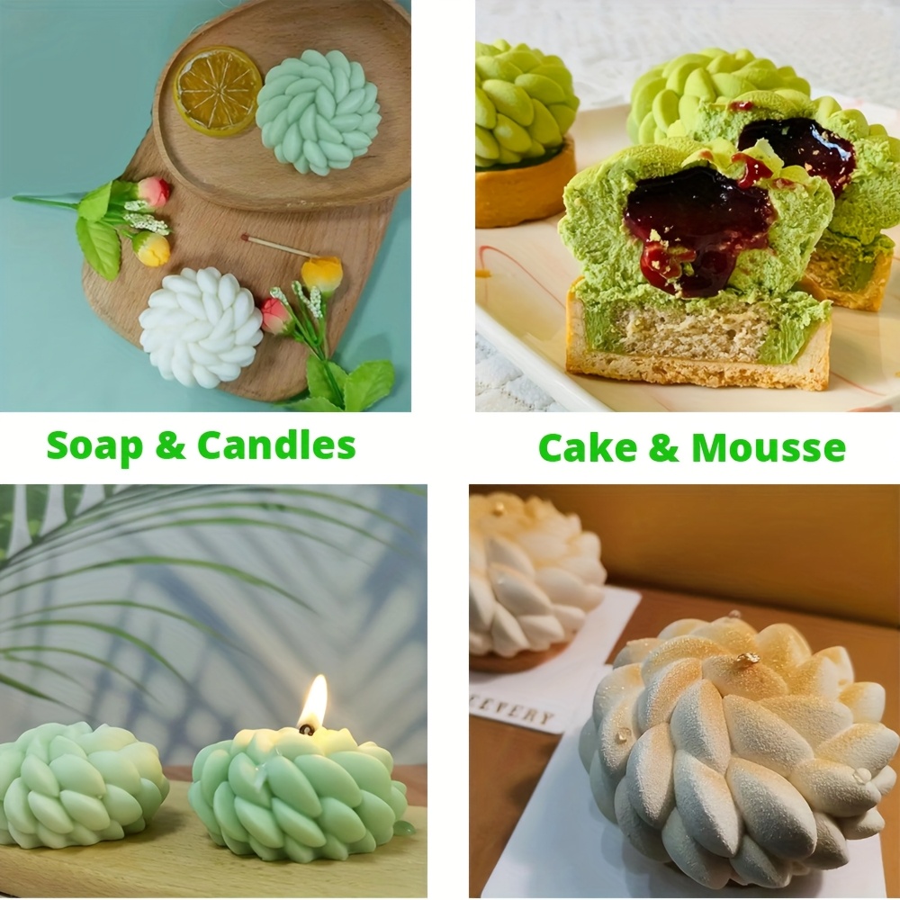1Pc Cake Mold Santa Ana Floral - Candle Making Uk recensie en prijs