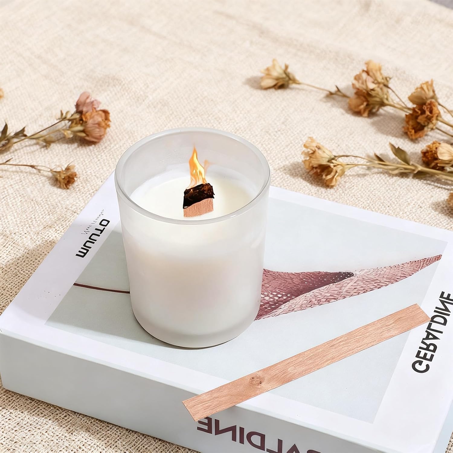 60Pcs Wood Wicks for Candles M - Candle Making Reno recensie en prijs