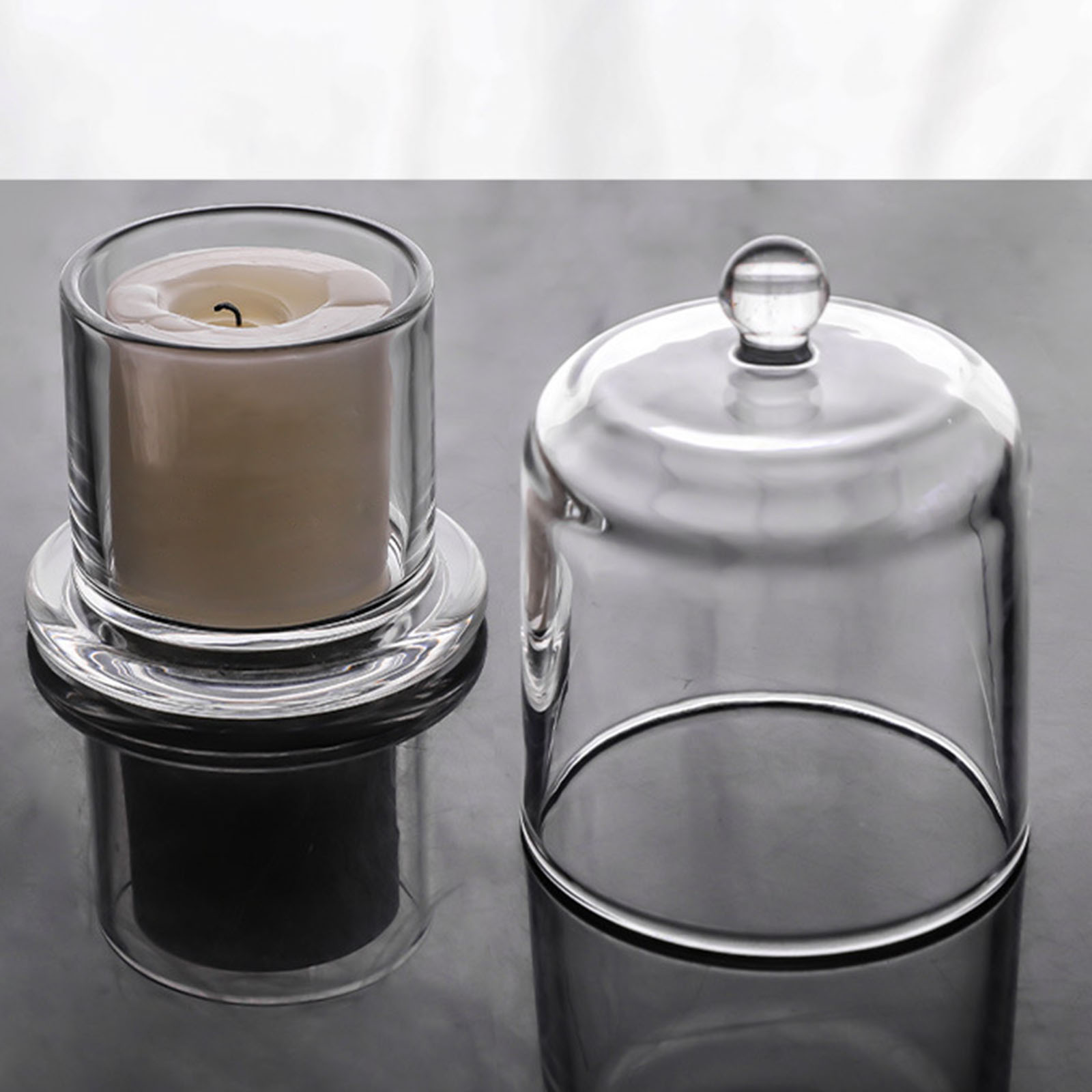 Glass Candle Holder Dome Cake  - Candle Making Glass recensie en prijs