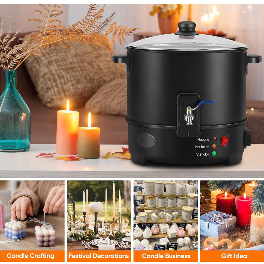 6L Small  Wax Melter Paraffin  - Candle Making Wax recensie en prijs
