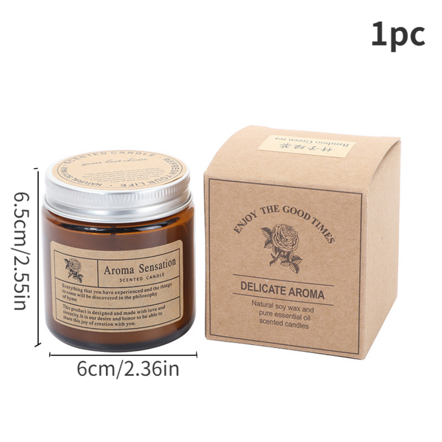 1pc Brown Glass Cup Aromathera - Candle Making Glass recensie en prijs