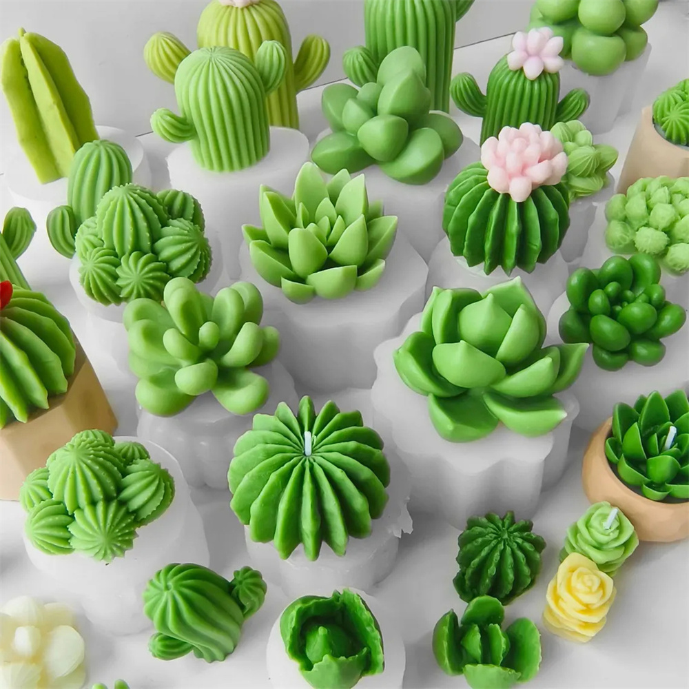 6pcs Succulent Silicone Candle - Candle Making Reno recensie en prijs