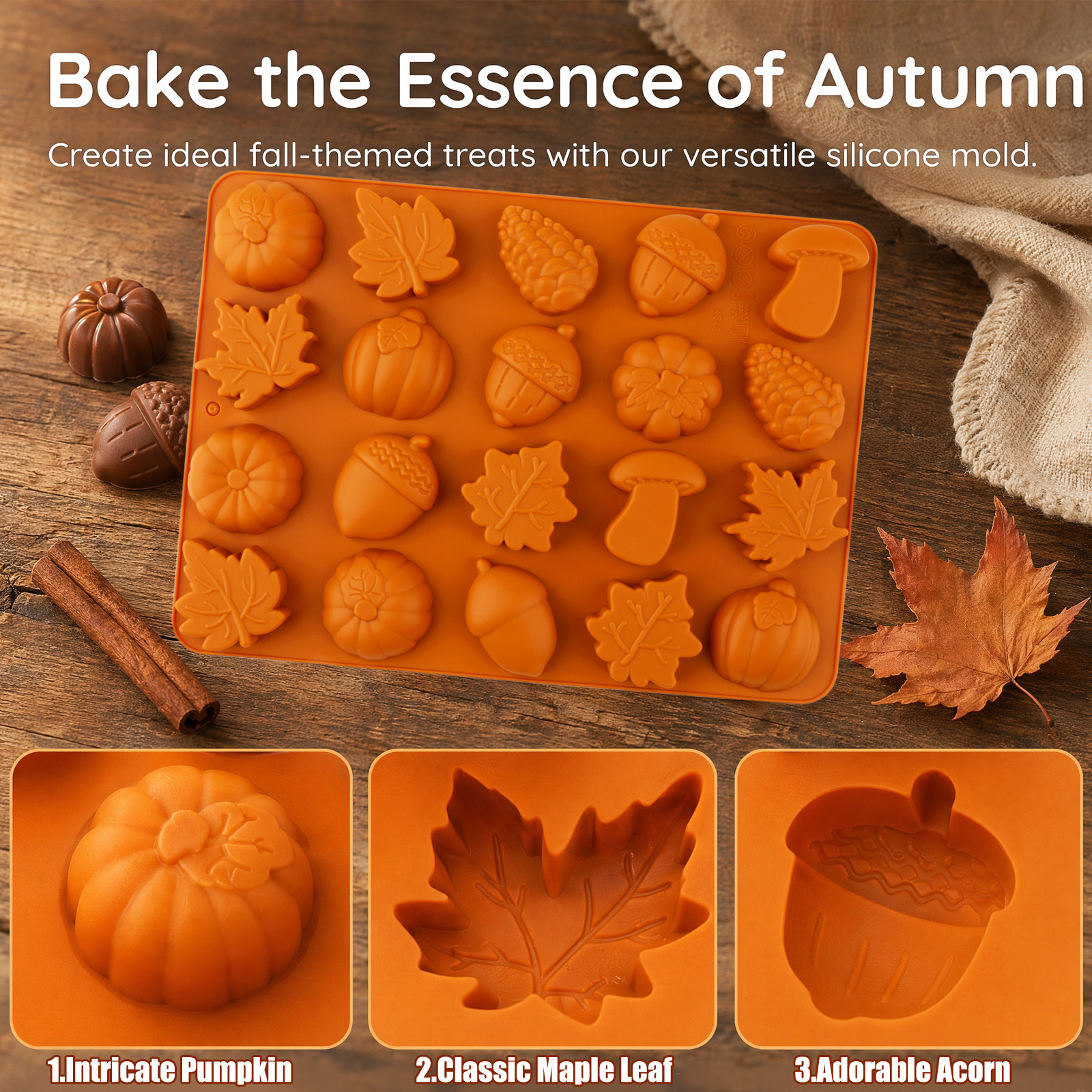 Harvest Silicone Baking Mold w - Candle Making Ideas recensie en prijs