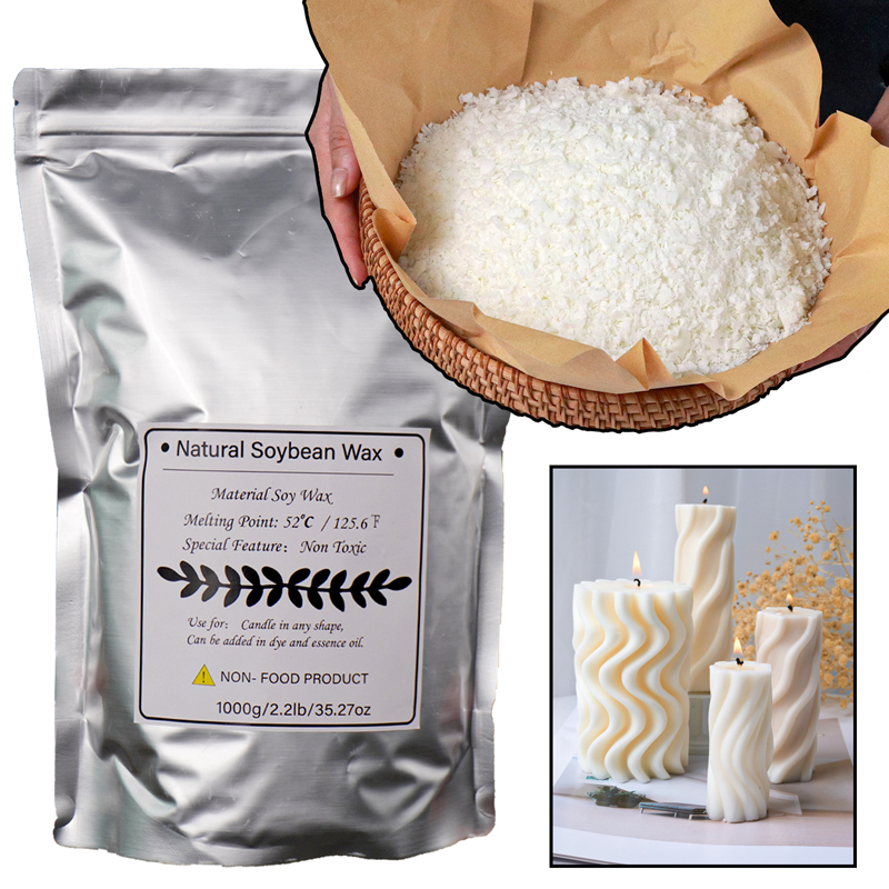 1000/500/250/100g Natural Soy  - Soy Wax Pillar Blend recensie en prijs