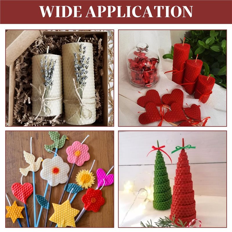 24Pcs 8x8 Inch Beeswax Sheets  - Candle Making Kit For Adults recensie en prijs